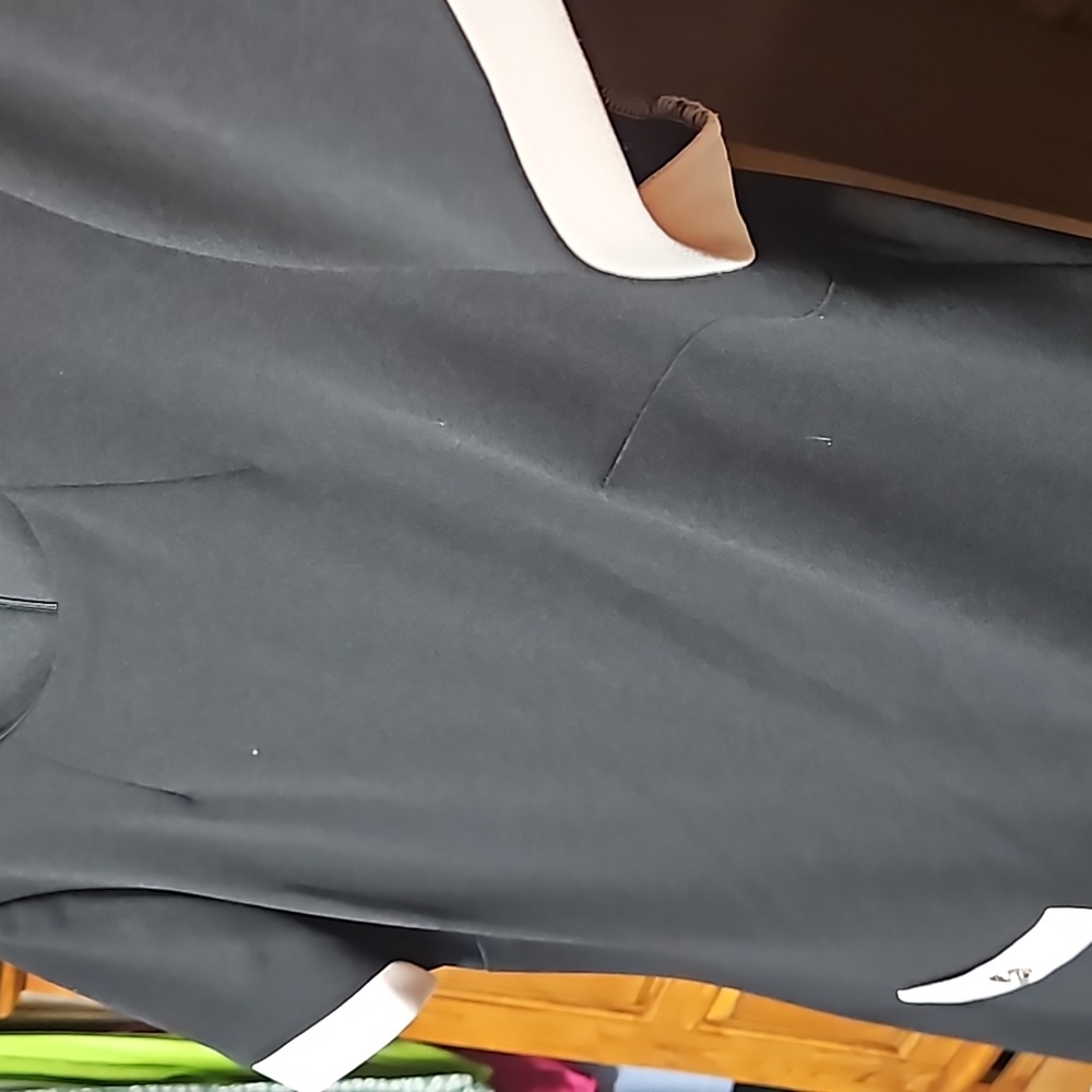 Tommy Hilfiger Black Light Pink Contrast Faux Pocket Shift Dress Size 12 - Picture 8 of 8